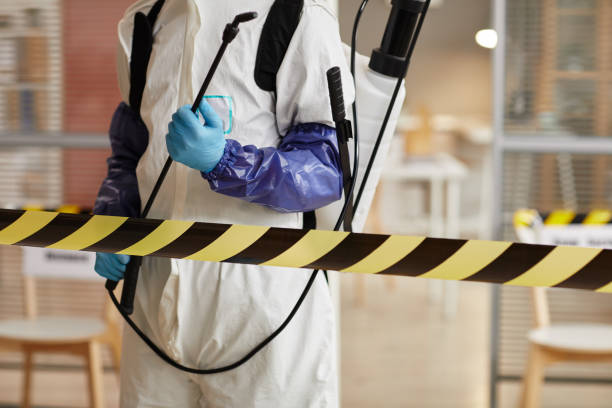 Professional Biohazard Cleanup technician working in Whitefield, NH